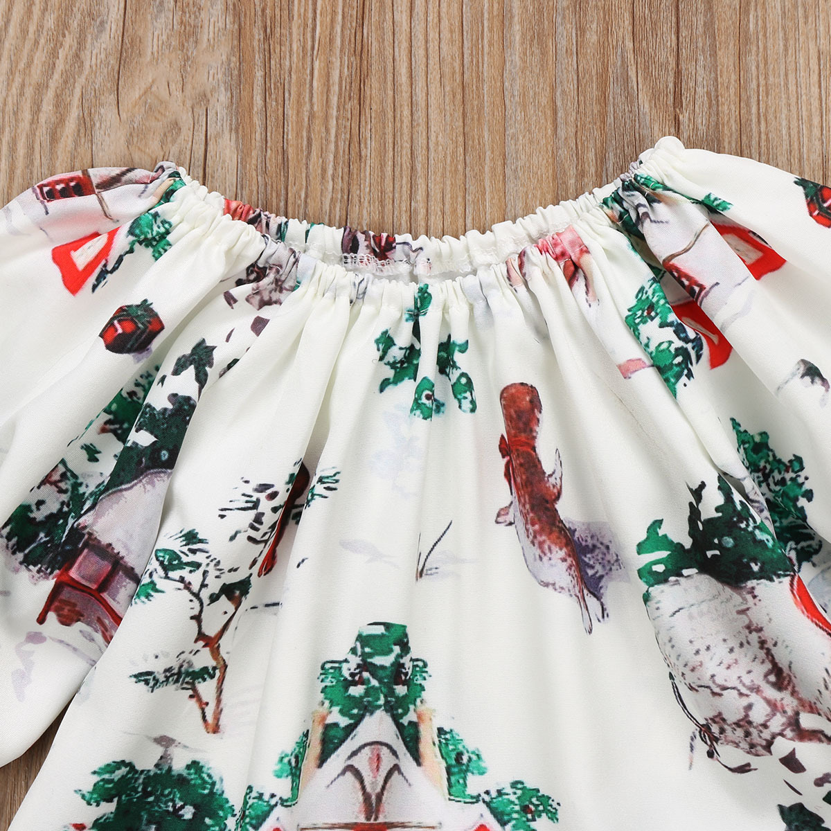 long-sleeved dress christmas dress